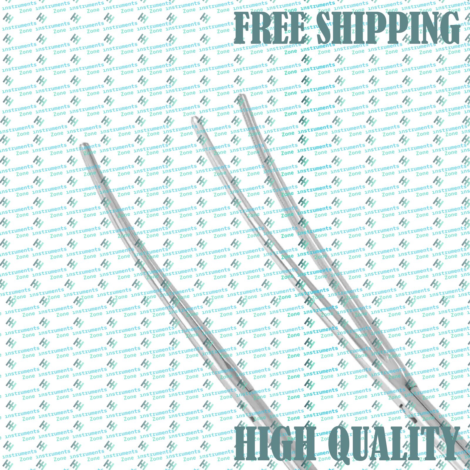2pc Vascular Clamp Set | Thoracoscopic Cardiovascular VATS Surgical Instruments