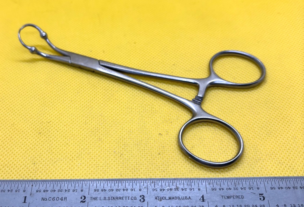 Vintage RICHARDS Towel Clamp 5″ Stainless Steel Surgical Forceps + Free Shipping