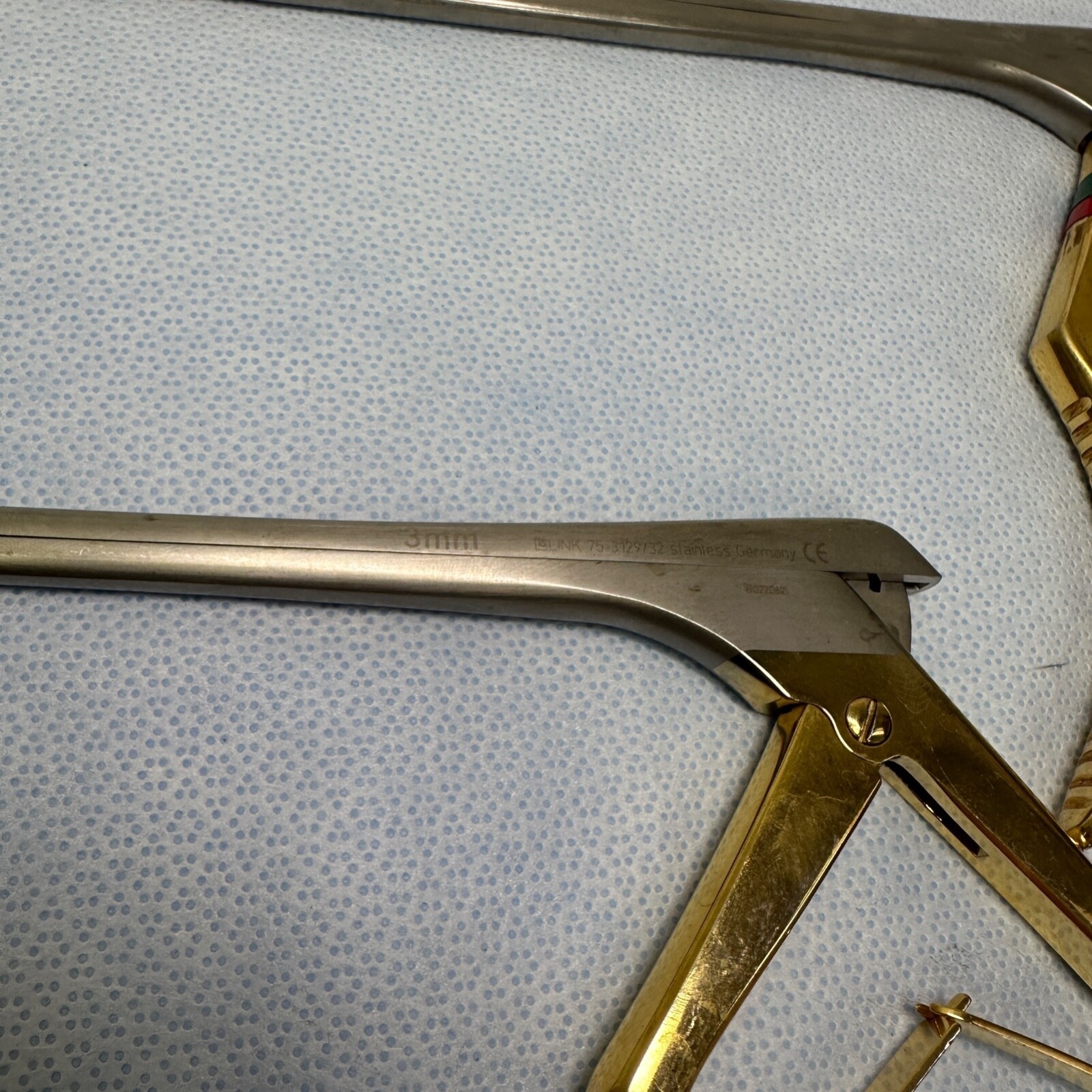 W. Link 75-3129/32 & 75-3129/42 12″ Kerrison Raney Rongeur Spine Neuro Set of 3