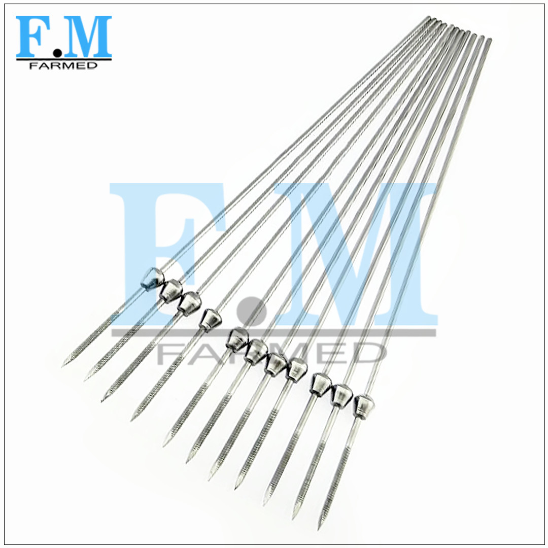 TPLO Plates Temporary Fixation Surgical Jig Pins 1.5-2.0mm 100 Pcs 316L