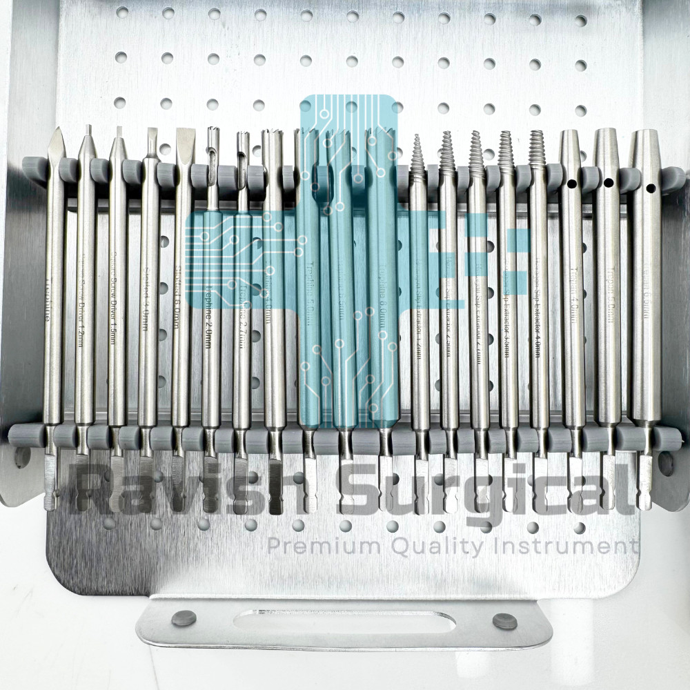 Broken Screw Removal Kit Orthopedic Spine Instruments 50pcs A+ Grade Set