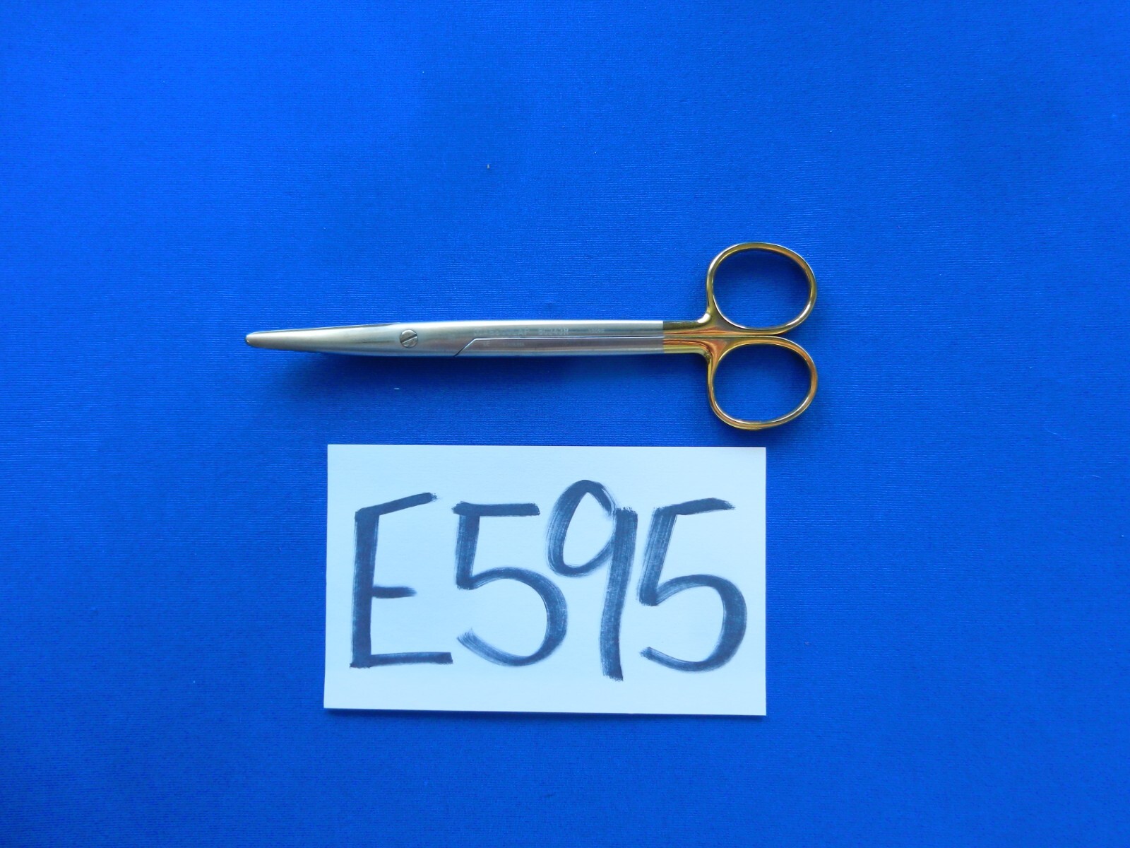 E595 Aesculap Mayo Durogrip Blunt Tip Straight Scissors 5.5″ Long BC240R