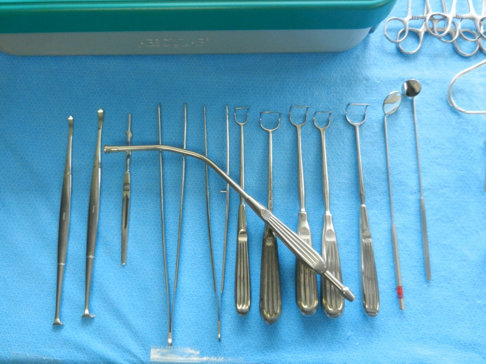 Codman V. Mueller Weck Surgical ENT Instrument Set W/ Case