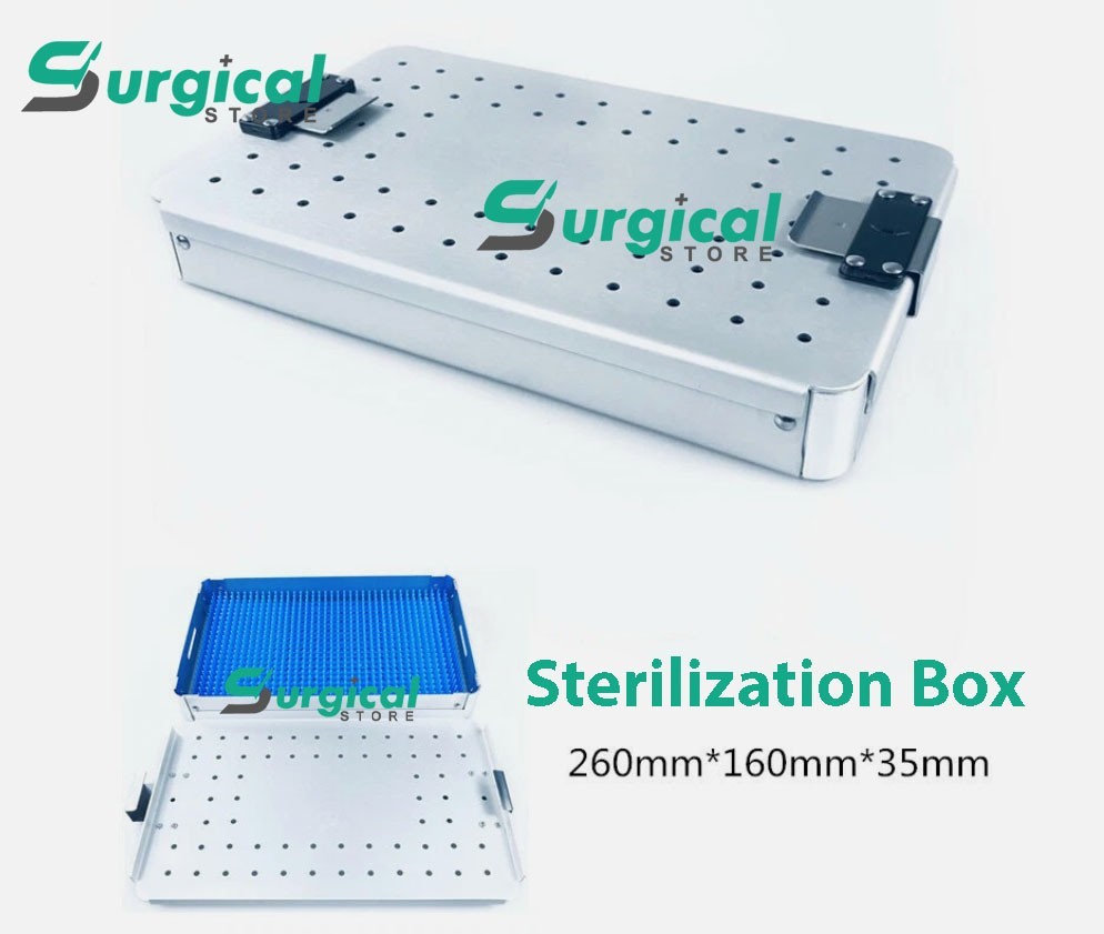 Aluminium alloy sterilization tray case surgical instrument Sterilize tray Surgi