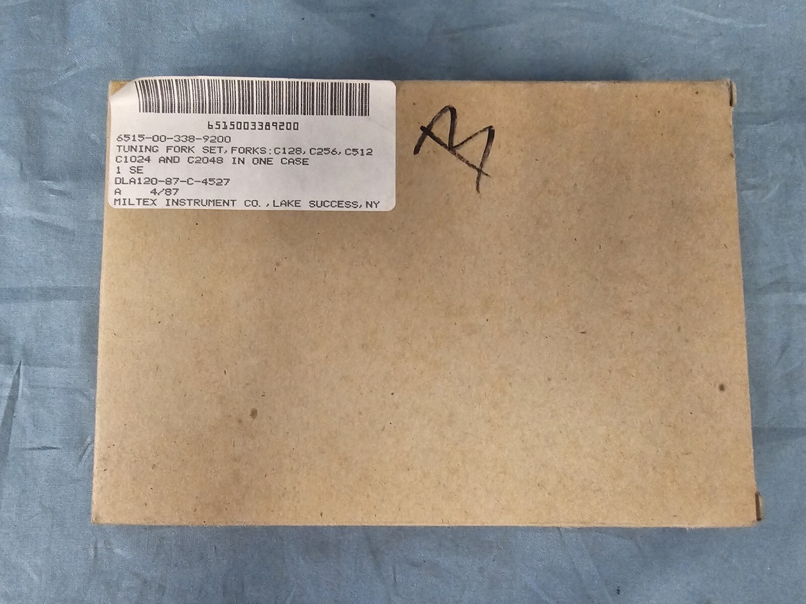 Miltex Tuning Forks 4pc set NEW With Box – C128 C256 C512 C1024 C2048