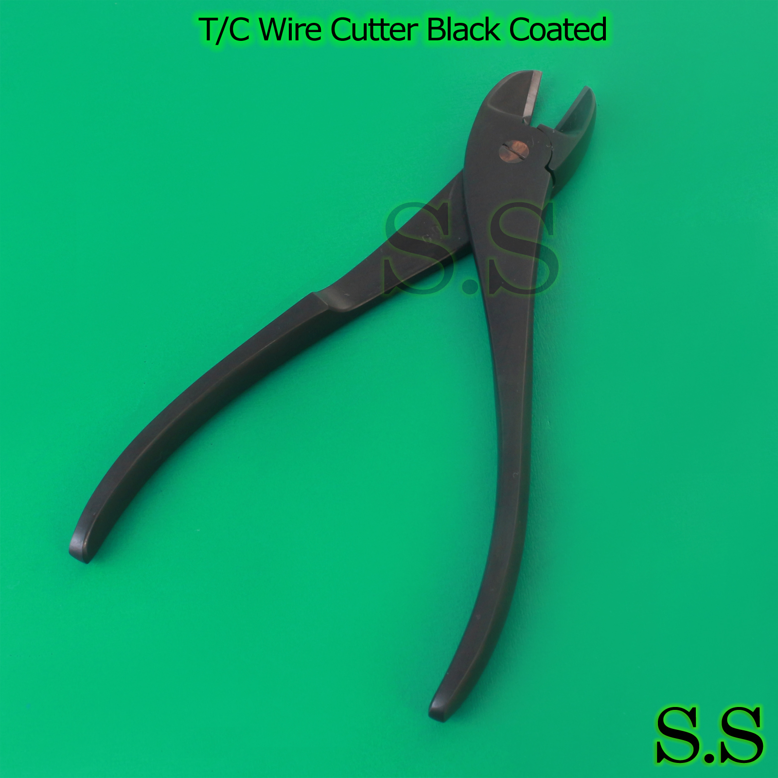 Wire Cutter 7″ TC max .062″ (1.6mm) Black Coated Orthopedic Surgical Instruments