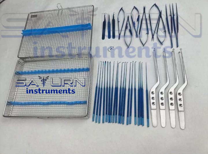 Neuro Surgical Instruments set of 40 Kit & Micro Ophthalmic surgery instruments