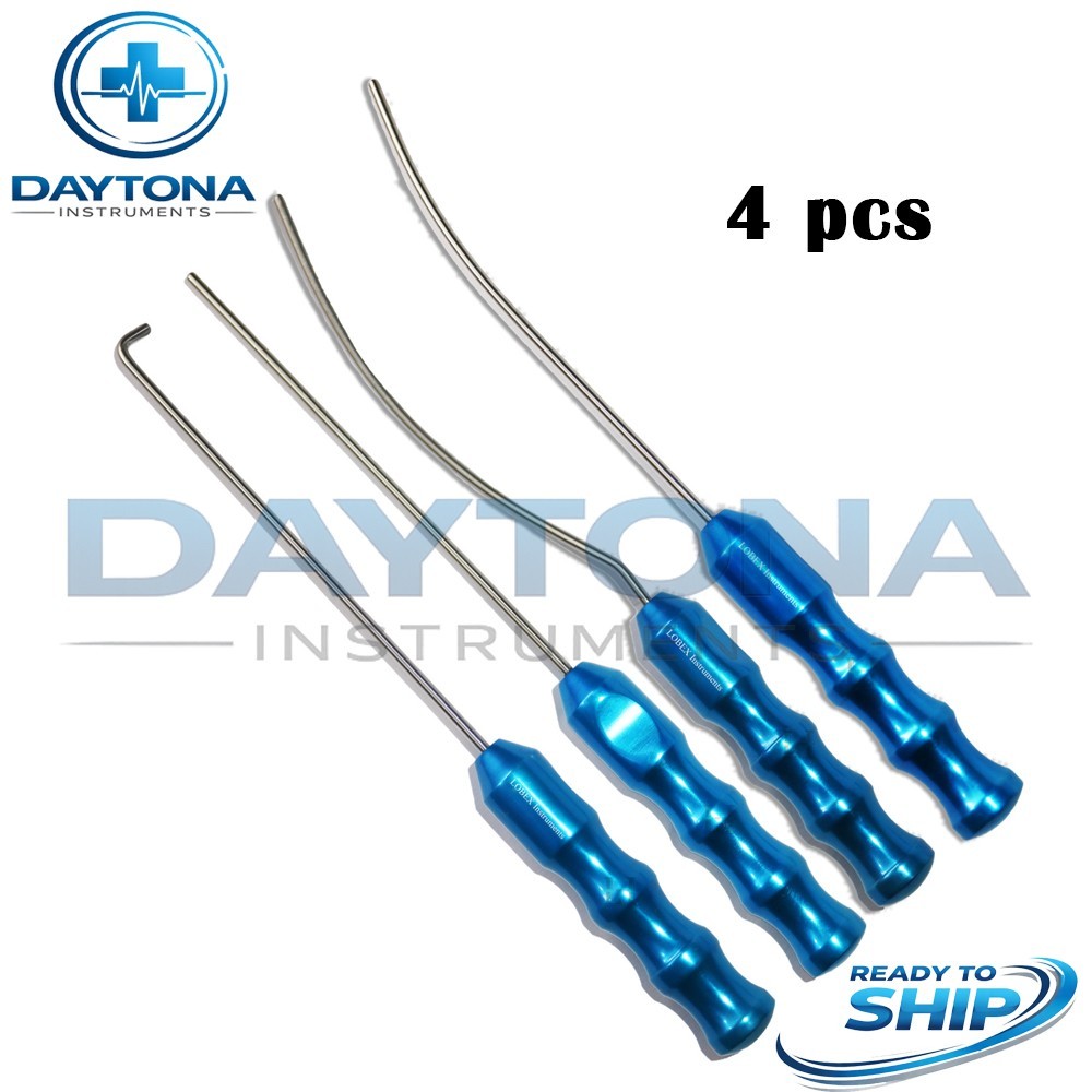 Viterbo’s Surgical Dissector Set 4pcs Facelift Gliding Brow Lift Plastic Surgery