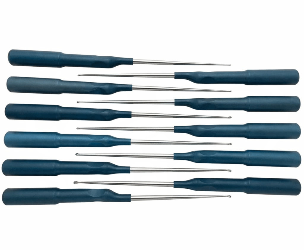 Set of 11 Codman MicroSect Curettes MIS Spine Curettes Cervical Neuro Orthopedic