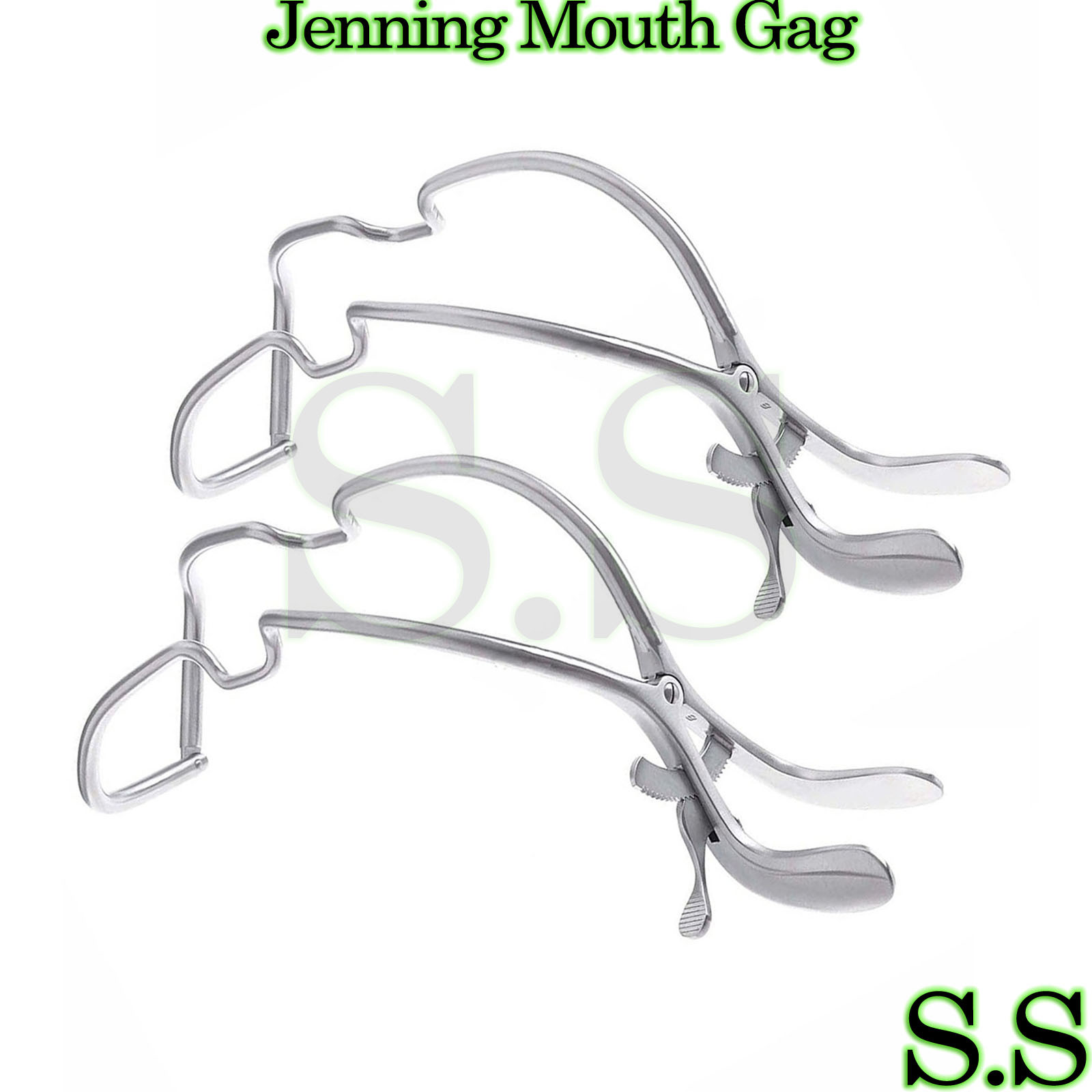2 Pieces Of Jenning Mouth Gag 6″ Surgical Dental Instruments