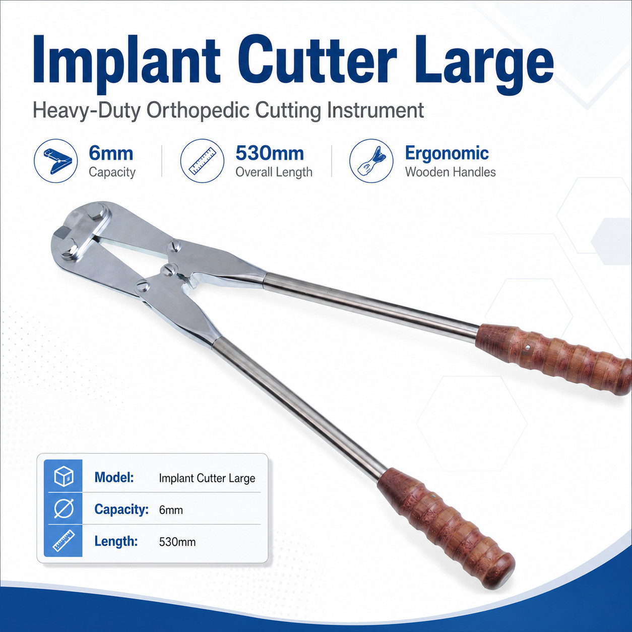 Veterinary Bone Pin Cutter Wire Plier Detachable Autoclavable Handles