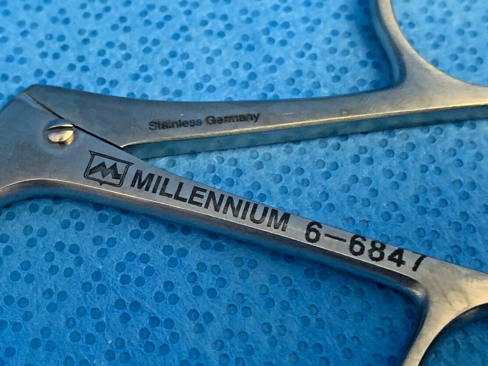 Millennium 6-6847 Micro Scissors Straight Single Action Jaw Spine Neuro