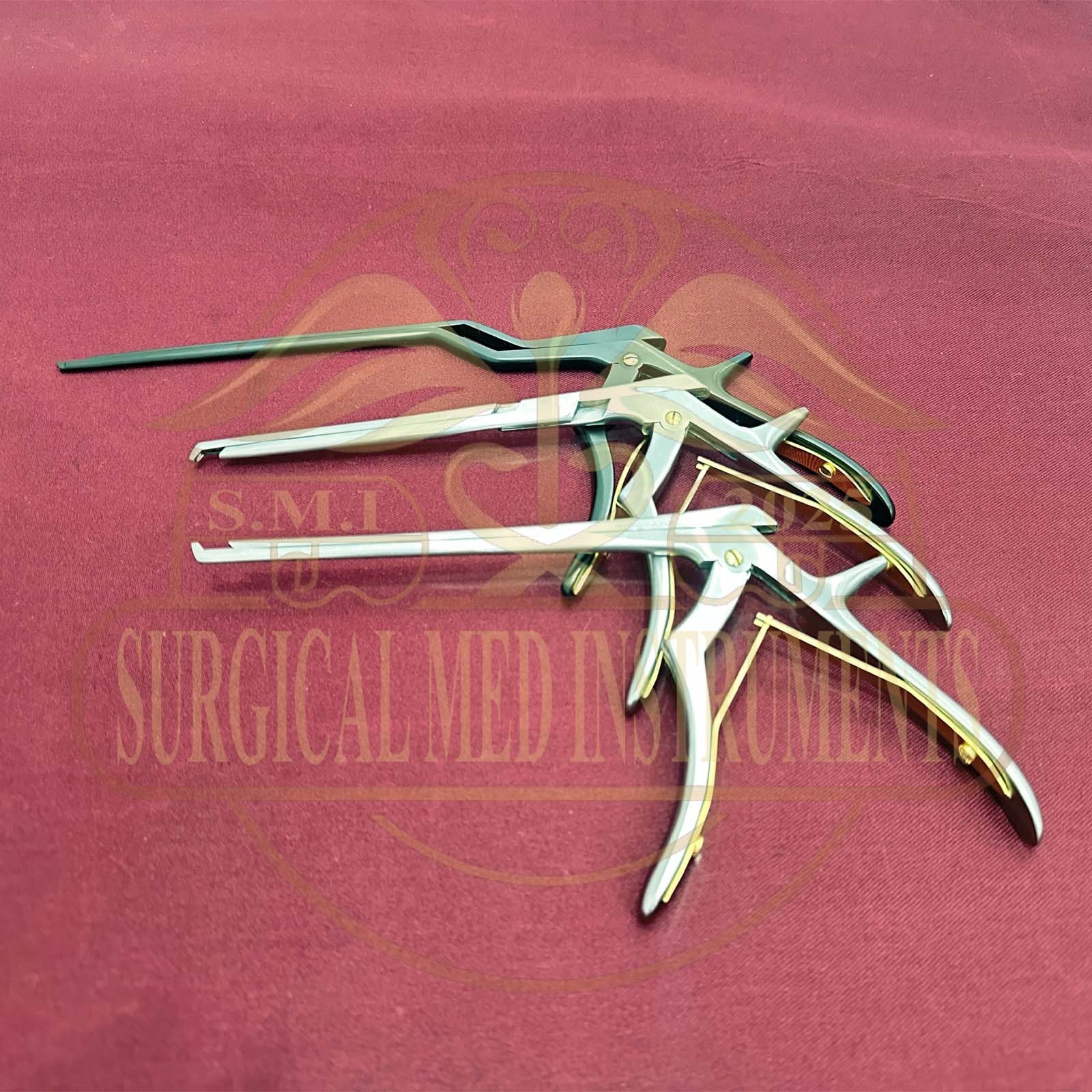 Black Coated Kerrison Bayonet Bone Spine Rongeur pcs3 Orthopedics Instruments