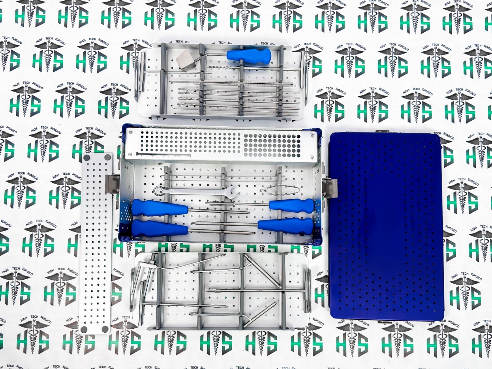 4mm and 6.5mm CANNULATED SCREW REMOVER INSTRUMENT SET (26 pcs )