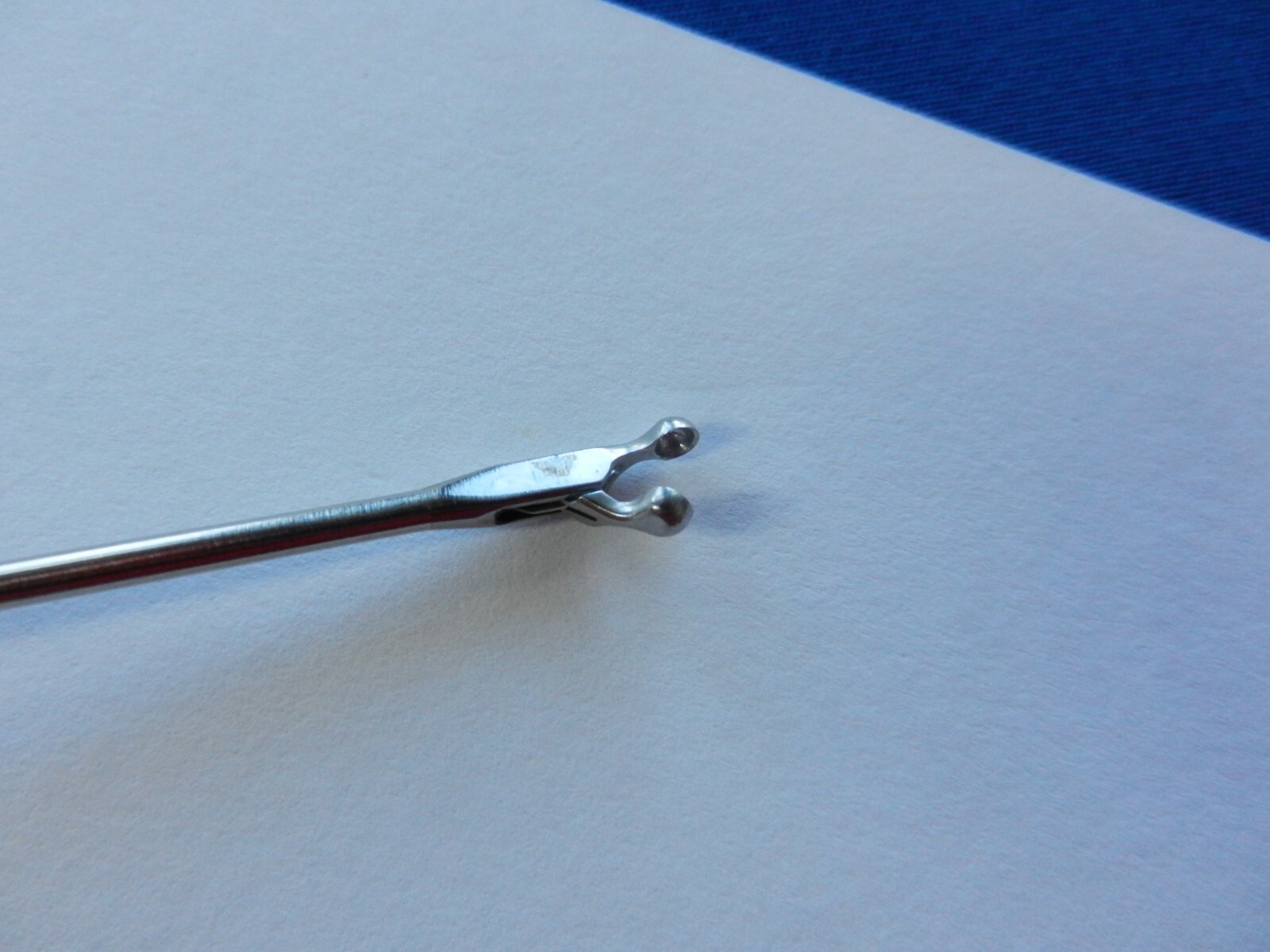 E4411 Pilling 50-6460 Jako Kleinsasser Angled Left 2.4mm Cup Laryngeal Forceps
