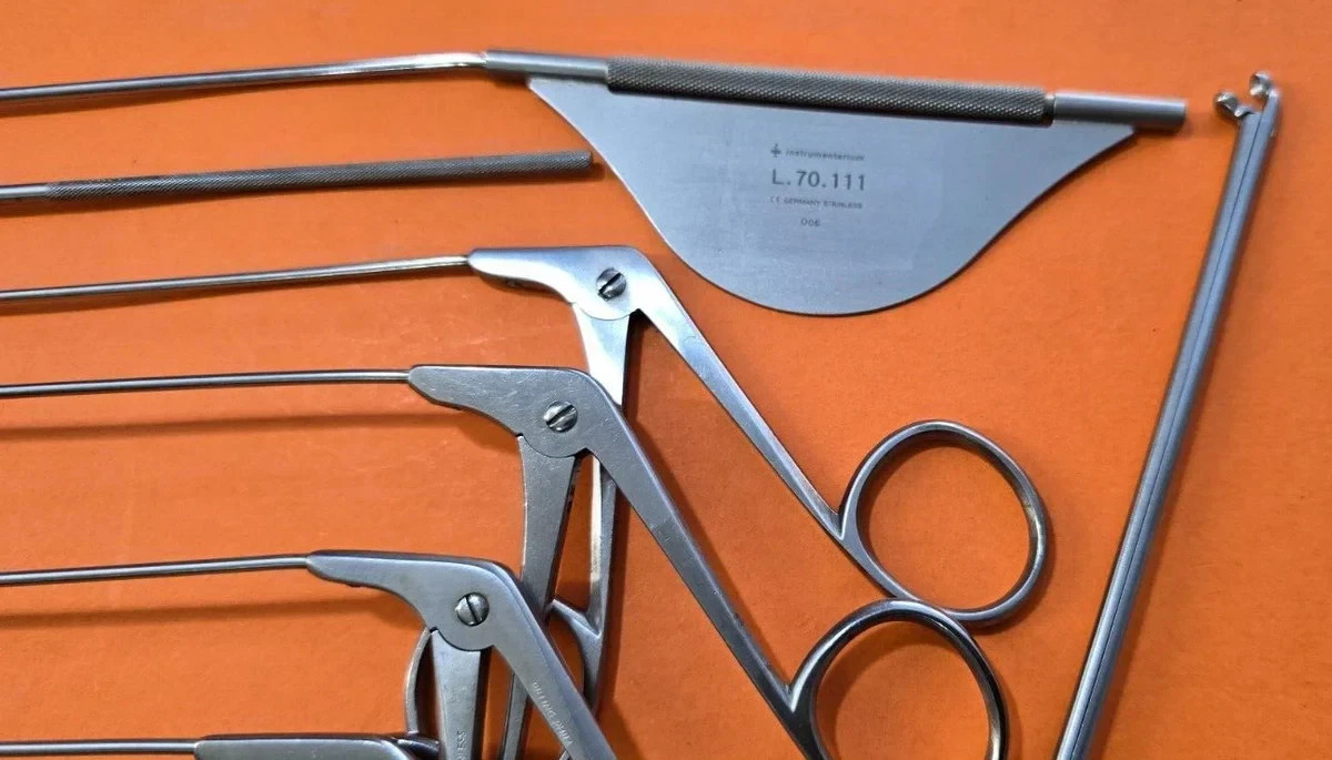 Karl Storz / Pilling Surgical Laryngeal Instrument Set 14 Pcs with Sterilization