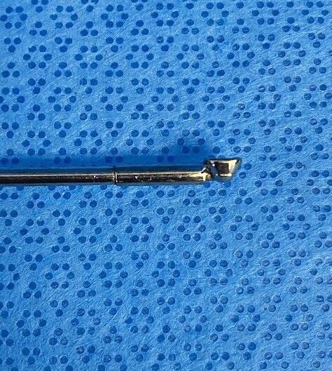 Acufex 010900 Orthopedic Arthroscopic 3.4mm 90 Deg Left Rotary Basket Punch