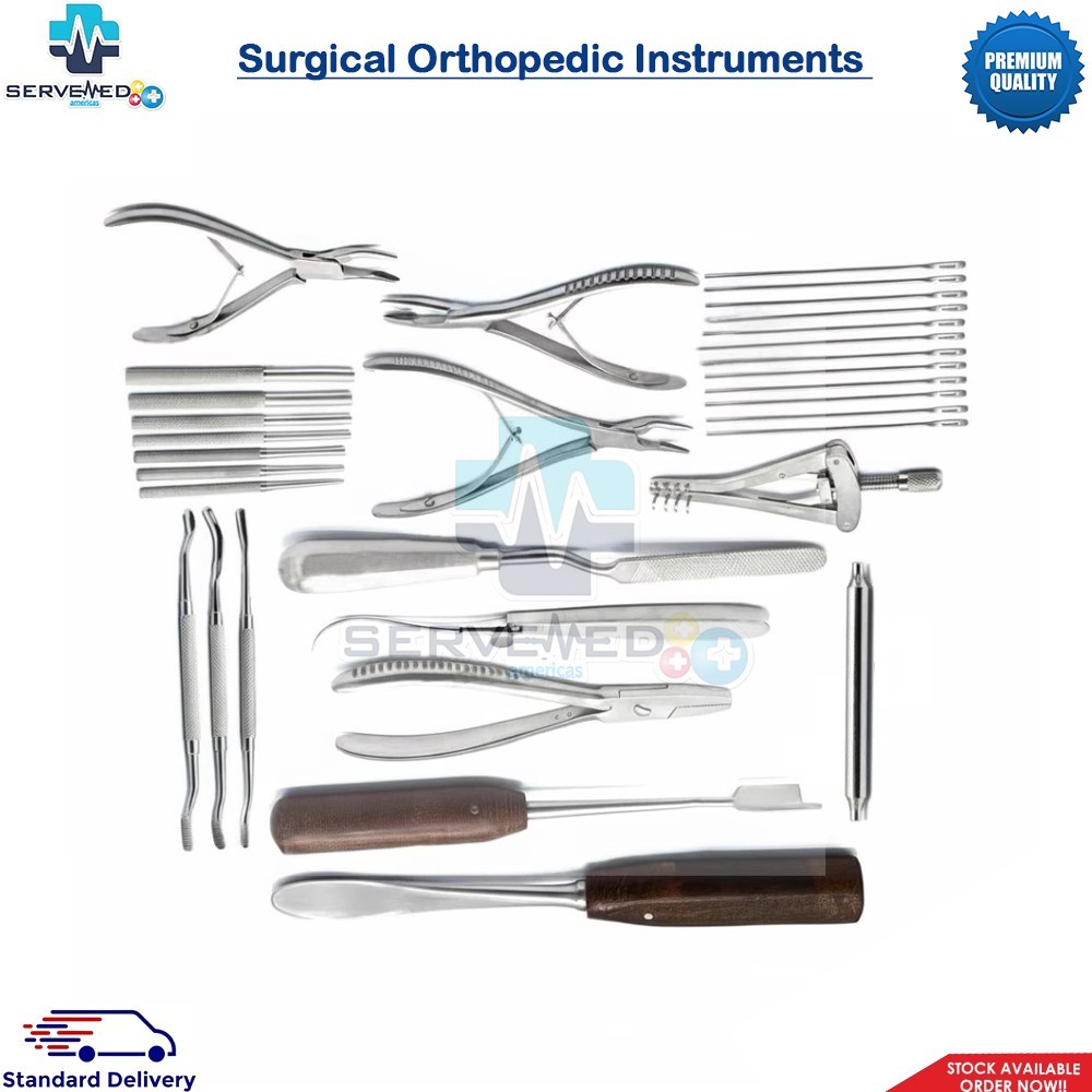 Set Of 32 Pieces Surgical Orthopedic Instruments (13 Items)