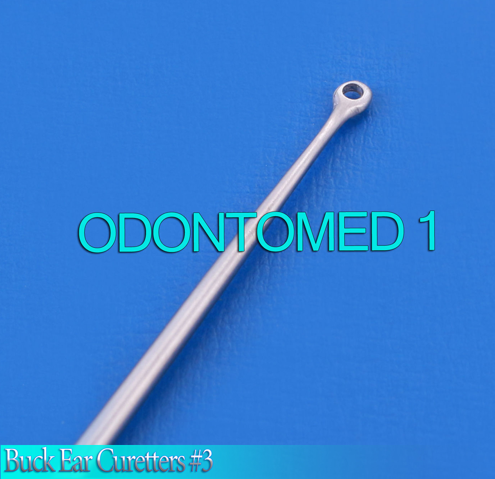 Buck Ear Blunt Curette #3 Surgical Straight 6.5″ Veterinary ENT Instruments