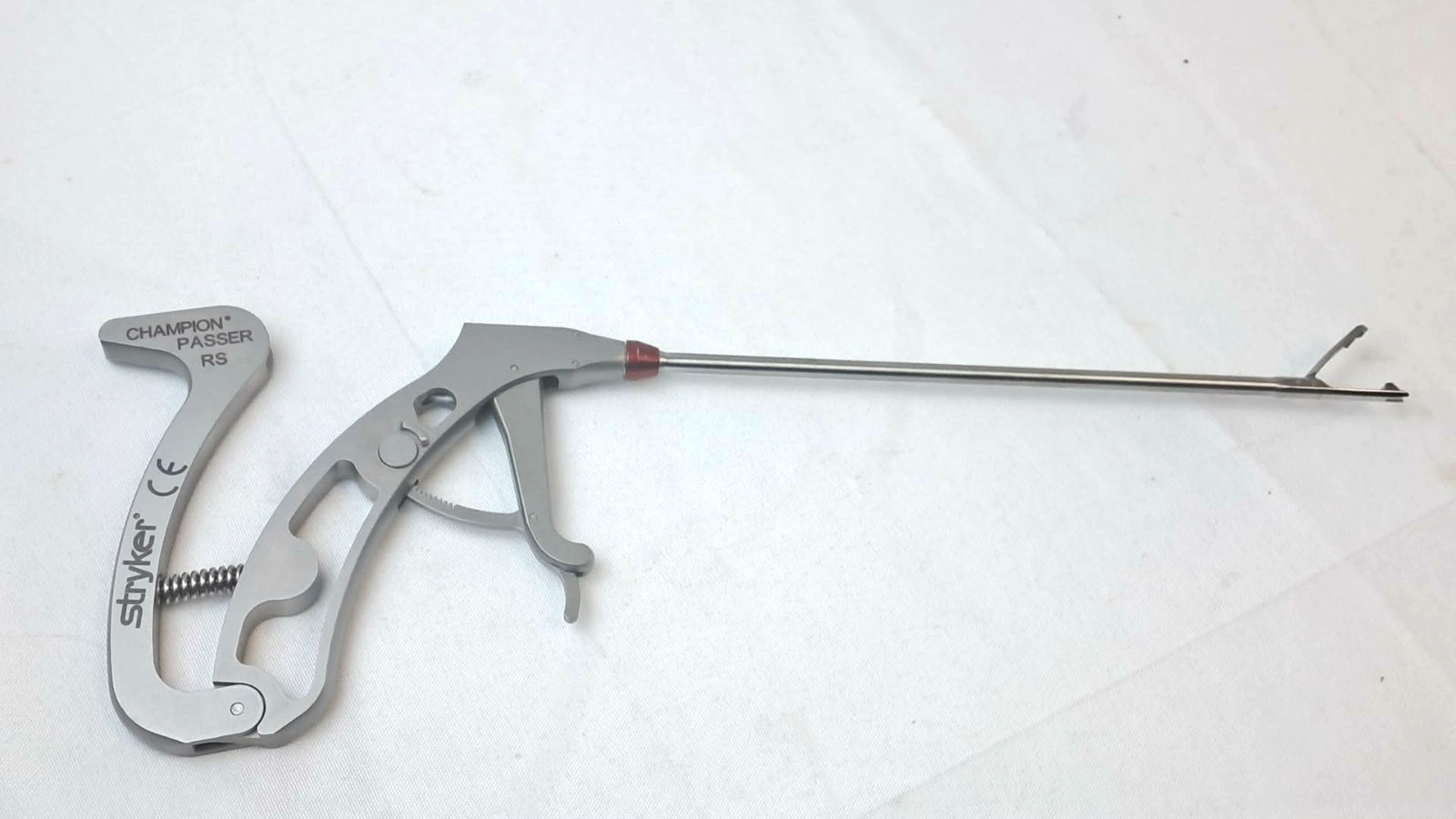 Stryker 3910-900-086 Champion Suture Passer w/ Ratchet Straight Arthroscopic