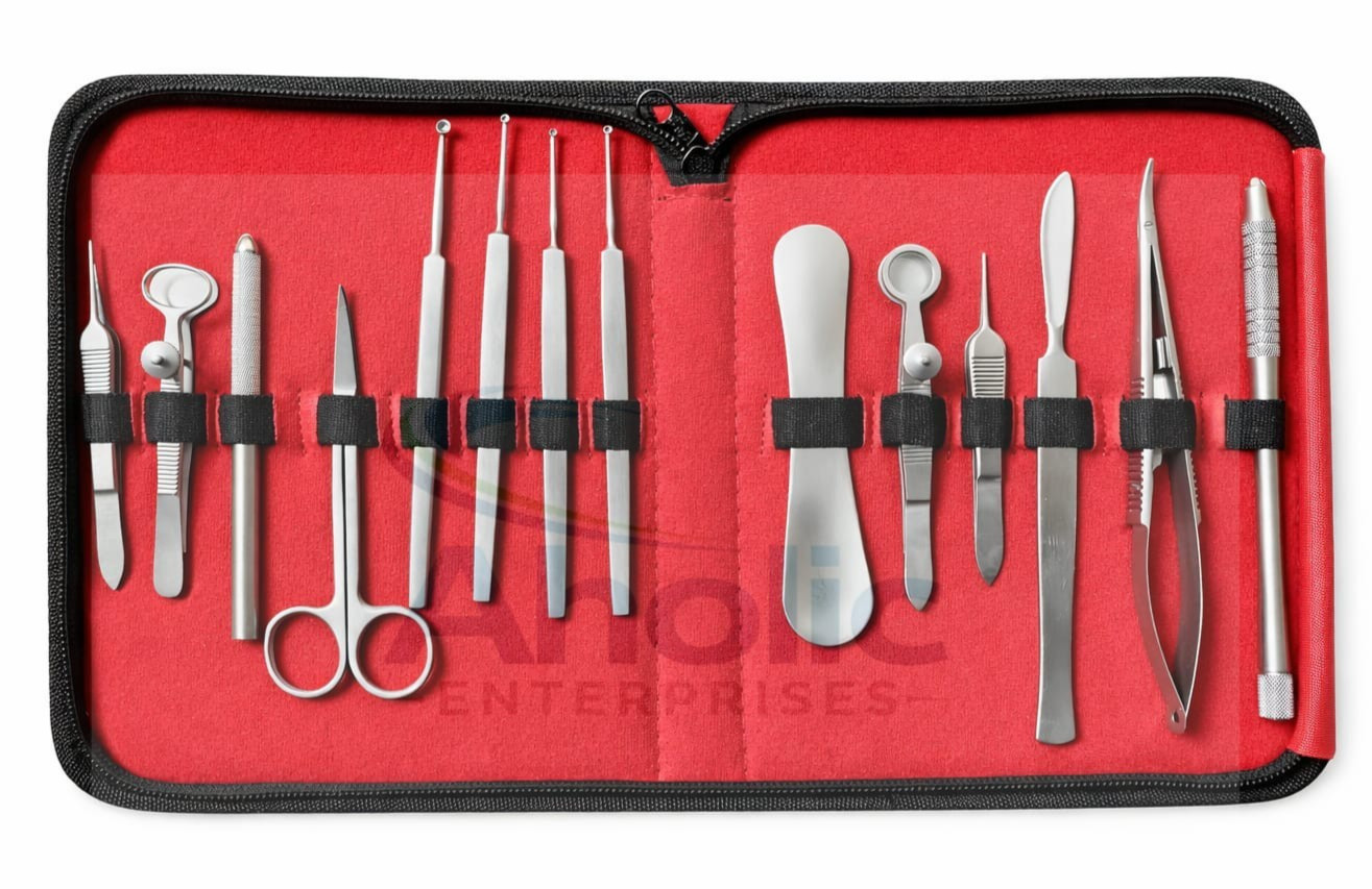 14 Pcs Chalazion Eye Surgery Instrument Set | Ophthalmic Cataract Surgical Kit