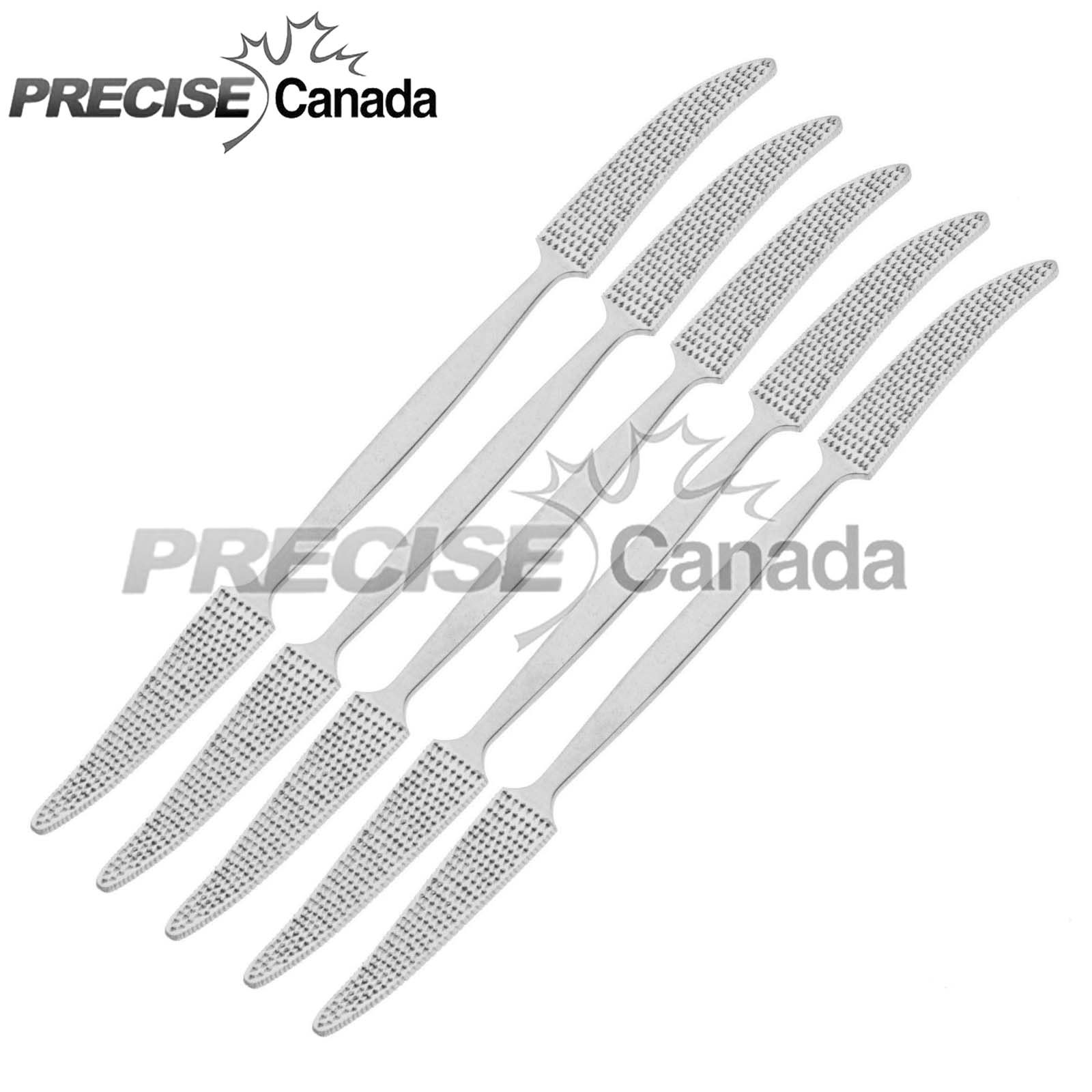 Set Of 5 Double Bone Rasp Putti 11″ Orthopedic Surgical Instruments