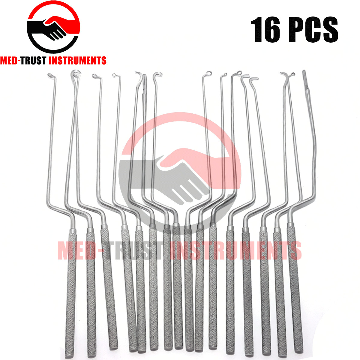 Hardy Pituitary Neuro Curettes Set Of 16 Surgical Instruments Transsphenoidal