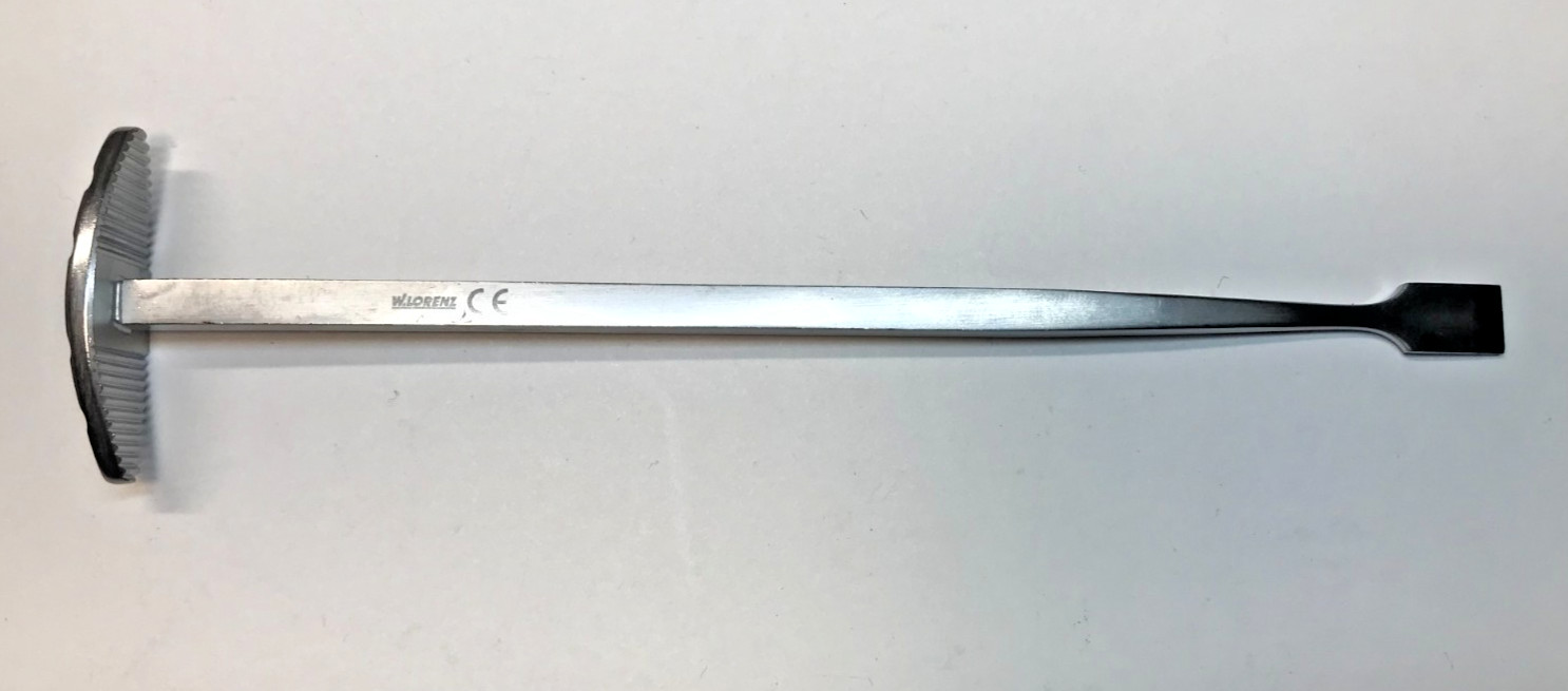 W. Lorenz 01-0431 Dunn-Dautrey Spatula Osteotome Straight 8mm 6.25″