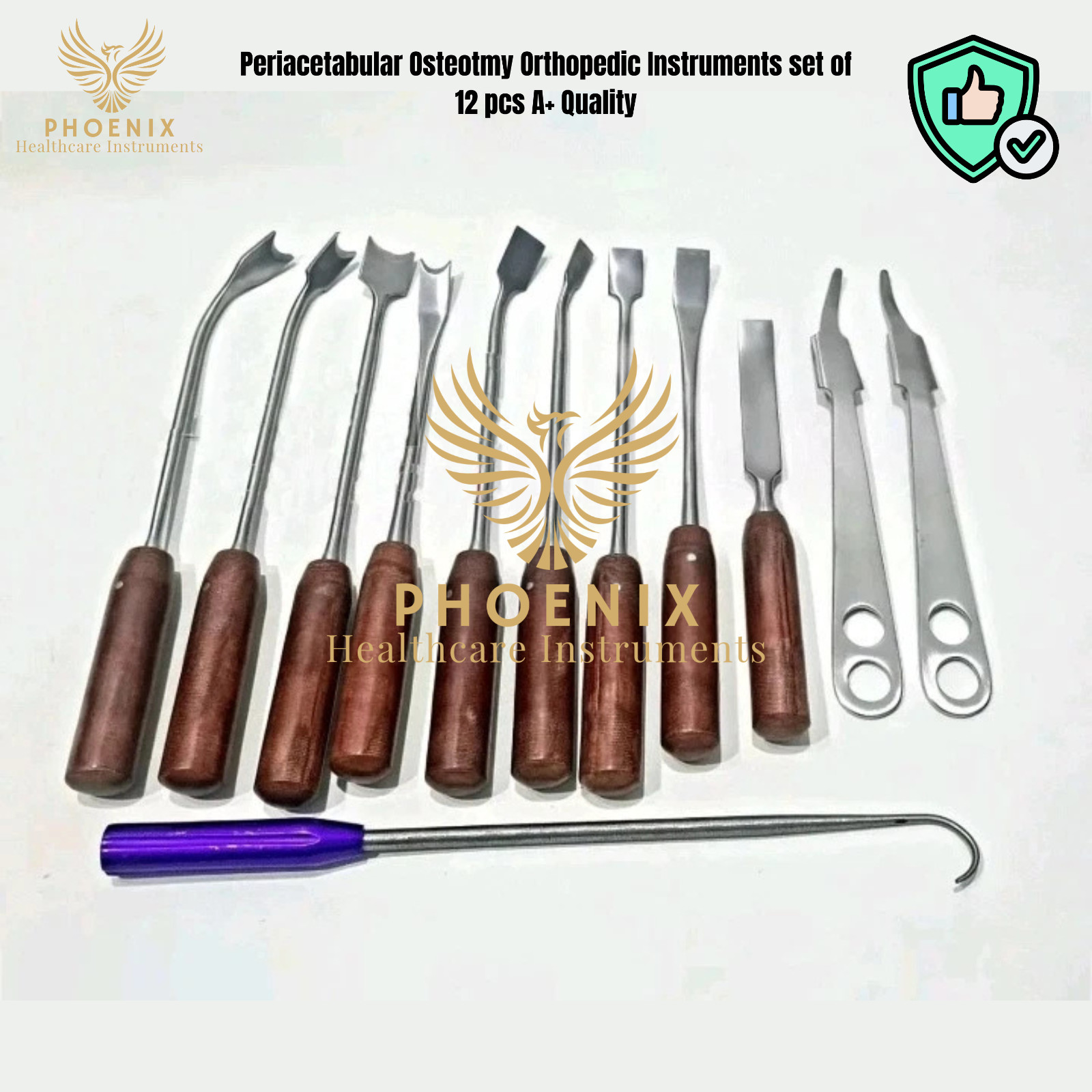 Periacetabular Osteotmy Orthopedic Instruments set of 12 pcs A+ Quality