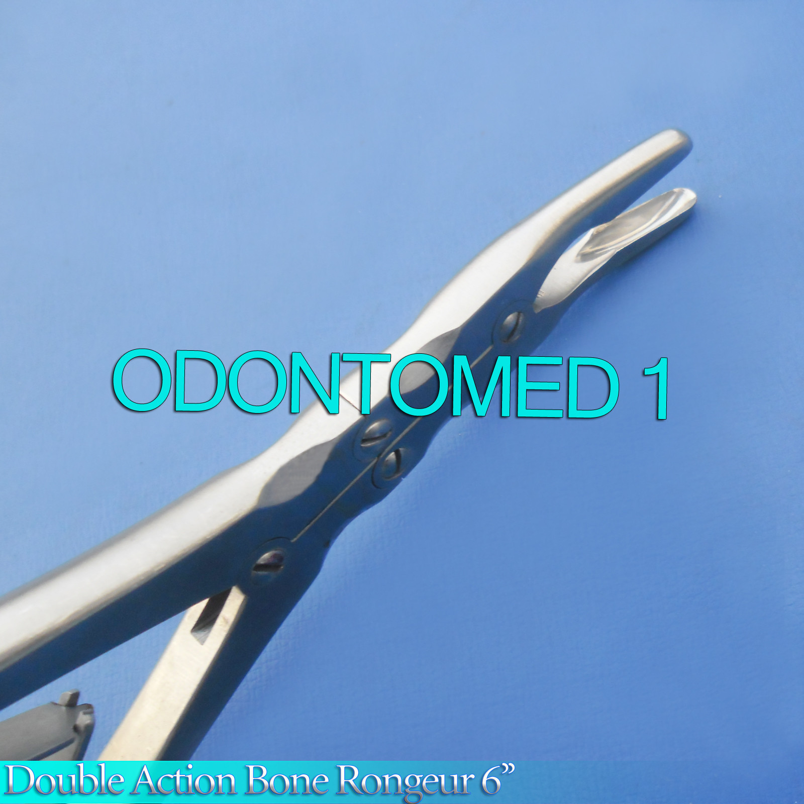 Double Action Bone Rongeur 6″ 15cm Slight Angled Jaw Surgical Ent Instruments