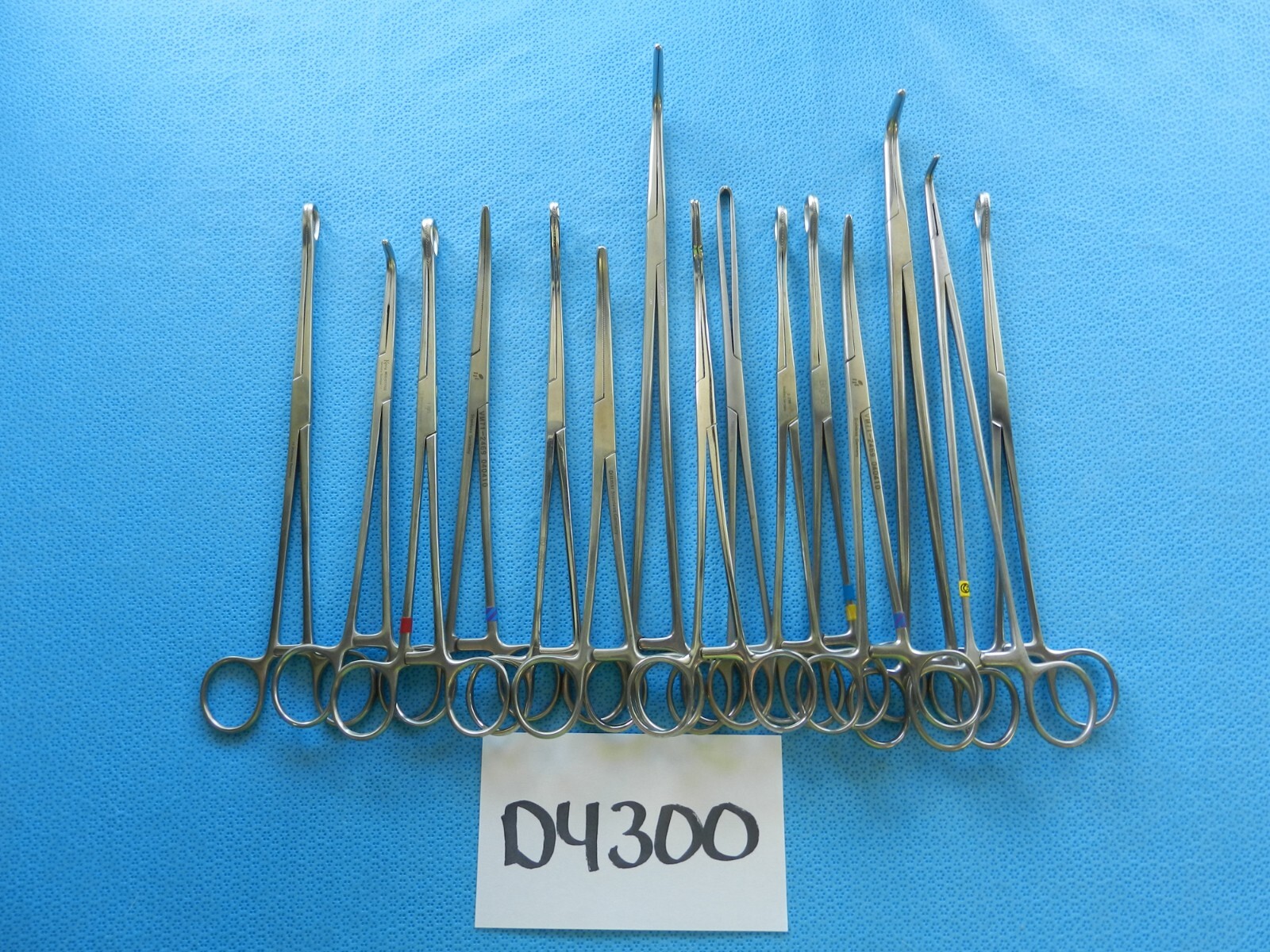D4300 V. Mueller Konig Boss Surgical Forceps Lot Of 15