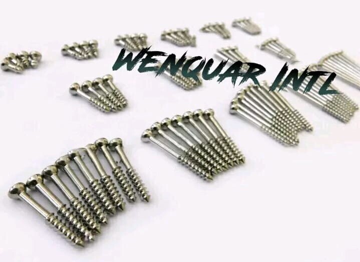 140 Pcs Cancellous Bone Screw 4.0mm Short Threaded Instrument