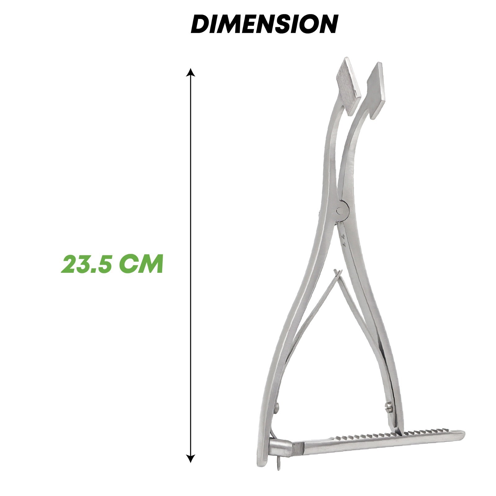 Lambardi Femoral Tibial Spreader Large Grooved Pads 23.5 cm Surgical Instruments