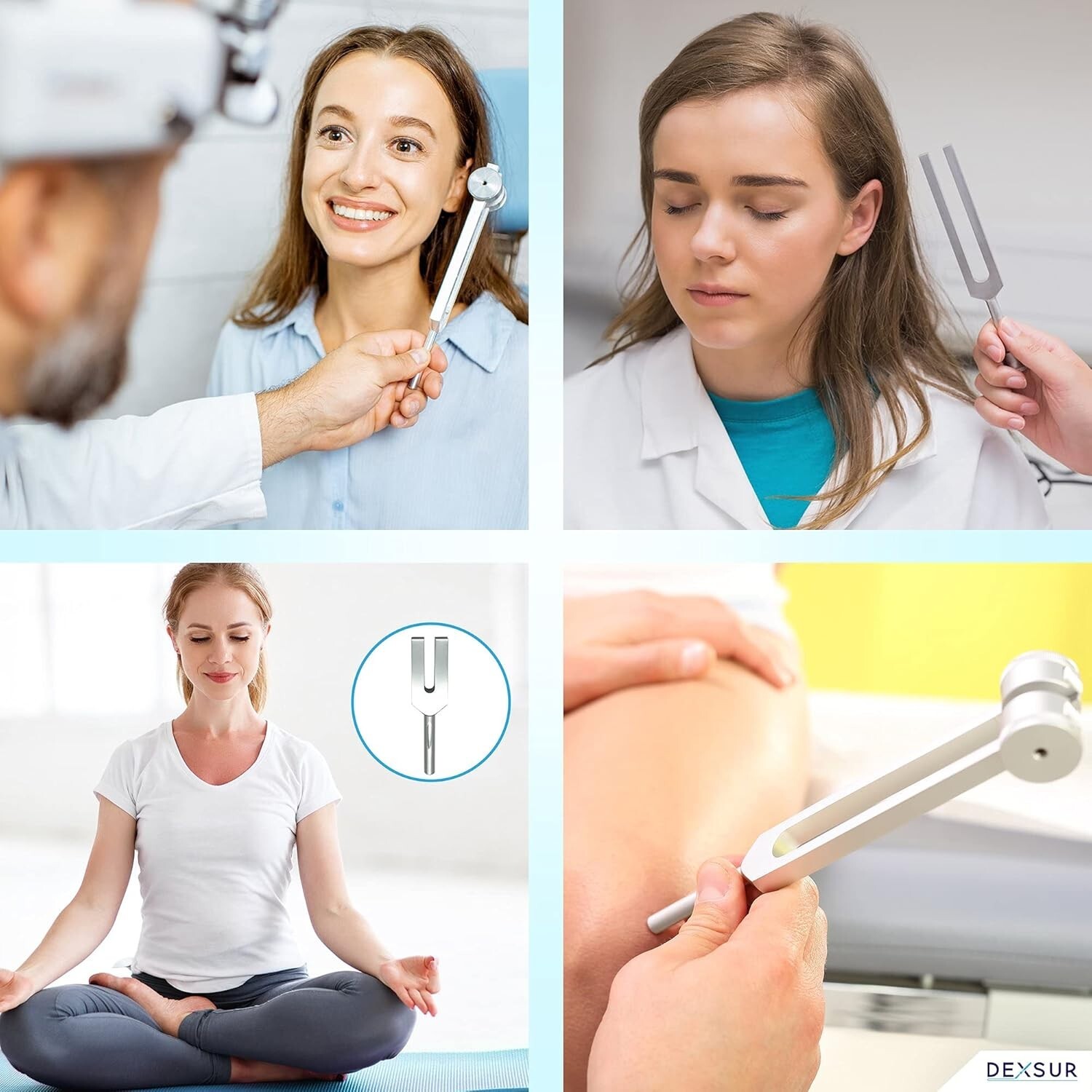 Tuning Fork Set of 7 For Healing Therapy Medical surgical diagnostic instruments