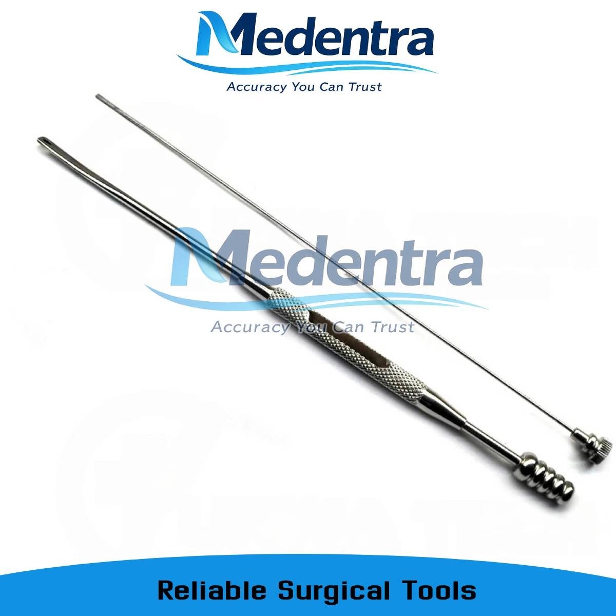 Freer Septum Periosteal Elevator With Suction 2.5mm,19cm 7″ ENT instruments