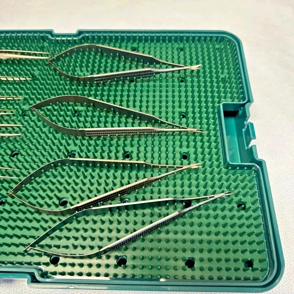 11 Piece Codman ASSI Micro Instrument Tray w/ Sterilization Case
