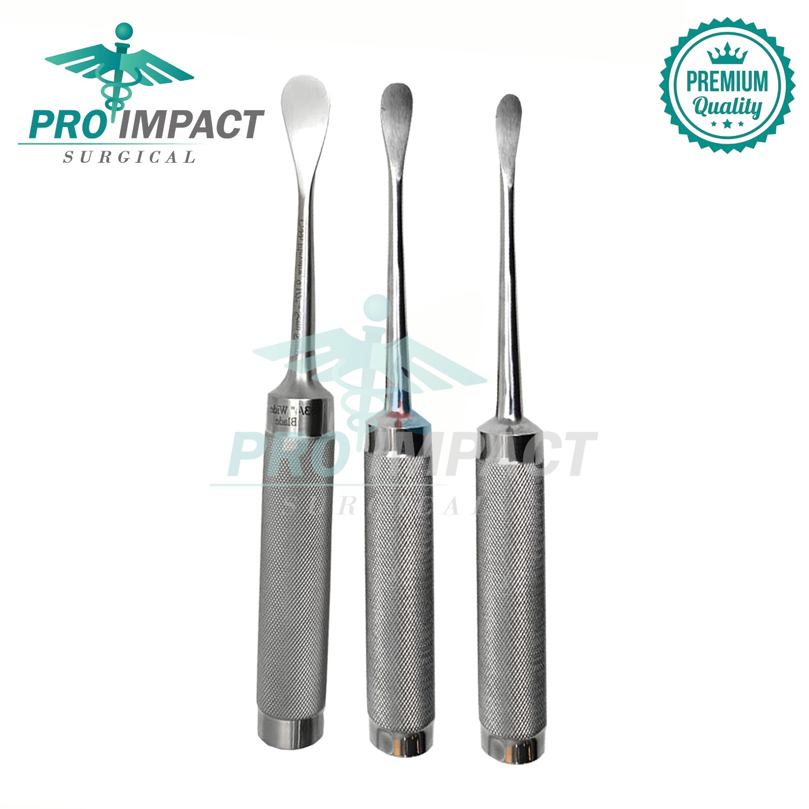 Cobb Spinal Elevators Curved Set Of 3 Orthopedic Surgical Instruments