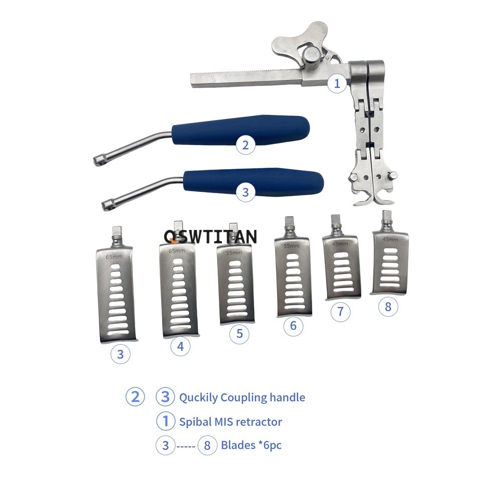 Orthopedic Retractor Set Cervical Laminectomy Spinal Lumbar Distractor Blade