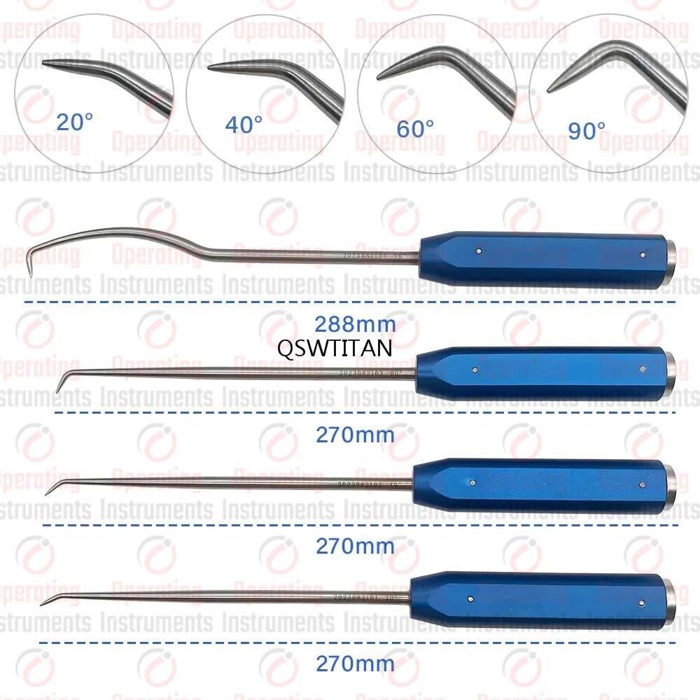 ACL PCL cartilage awl bone cone blue handle orthopedic instruments