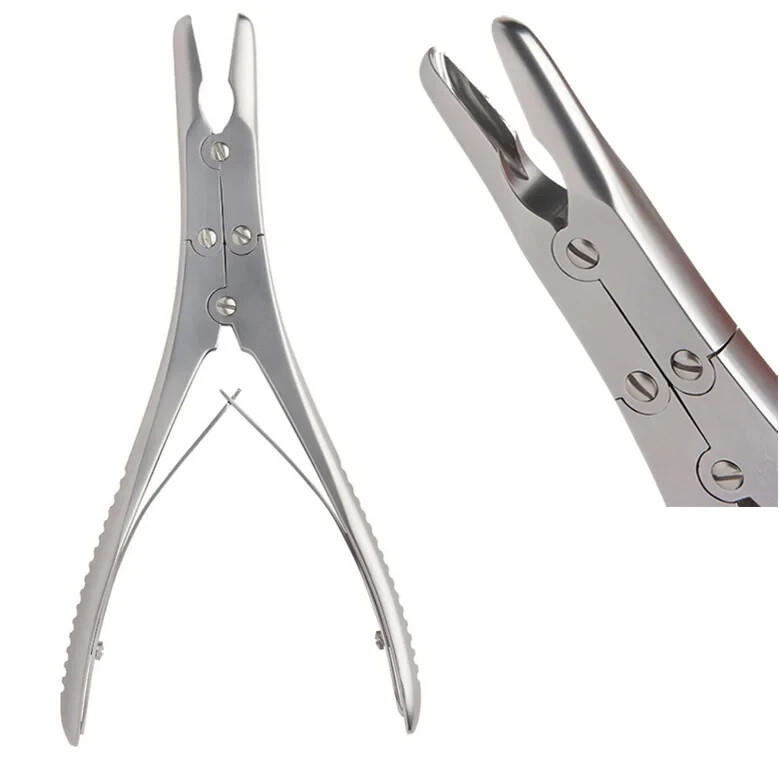 RUSKIN BONE RONGEUR FORCEP BONE NIBBLER DOUBLE ACTION ORTHOPEDIC INSTRUMENT