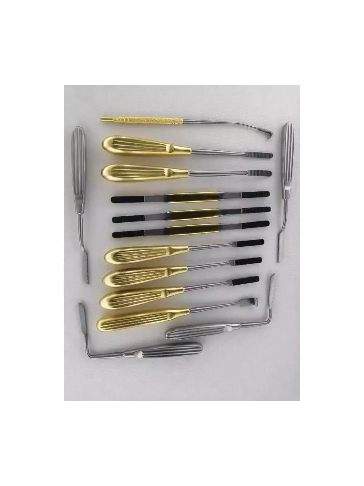 Plastic Surgery Face Lift Endoscopic Brow Lift Nasal Rasps Instrument Box 15 PCS