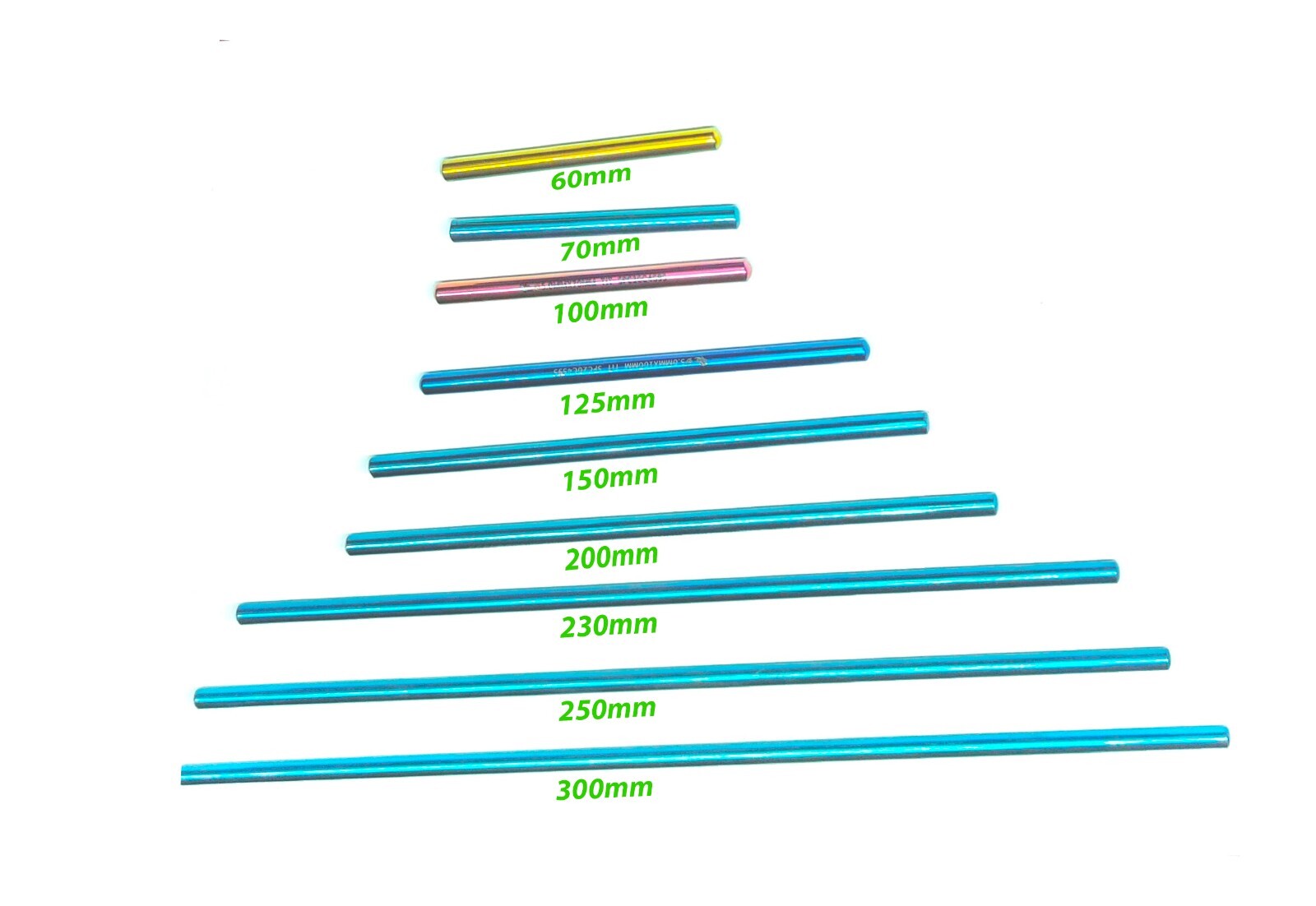 Veterinary Spine Connecting Rod – Lot of 9pcs Titanium instruments.