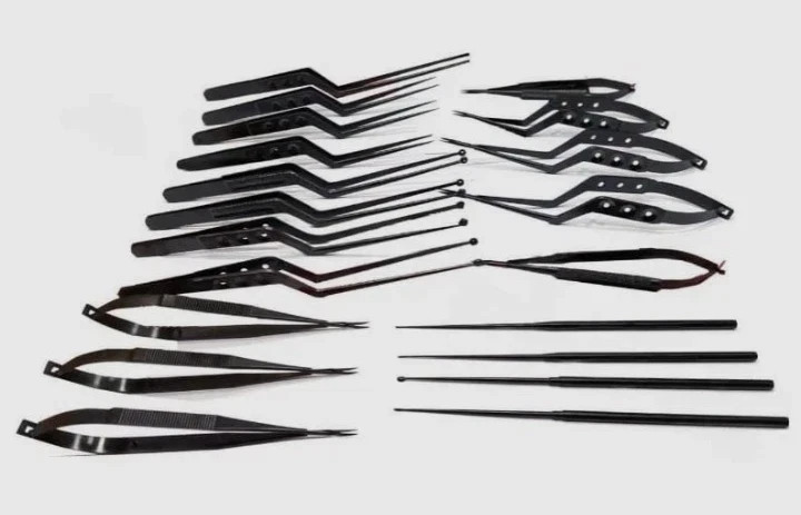 Kamiyama Micro Neuro Surgery Instruments Set 20 Pcs Sur 20 Pcs Surgical Tools A+