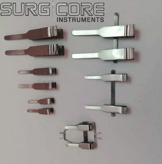Acland Micro Surgery Vessel Clamps Sets For Plastic Surgery & Neurosurgery