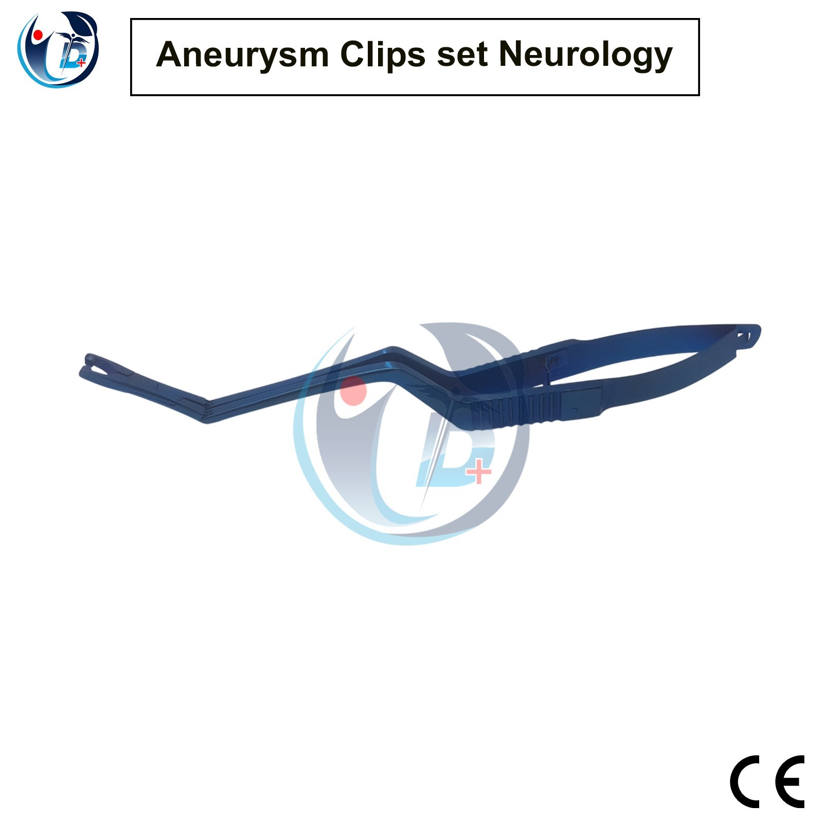 40 ANEURYSM TITANIUM CLIPS+3MICROSCISSORS SET+ROTATING CLIP APPLICATOR