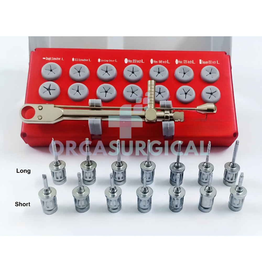 Dental Implant Universal Prosthetic Kit with Drivers and Wrench