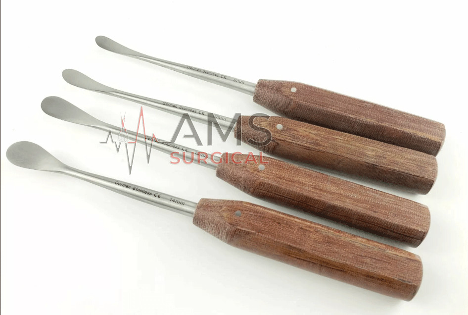 Set of Cobb Spinal Elevator Fiber Handle Orthopedic Surgical German Stainless