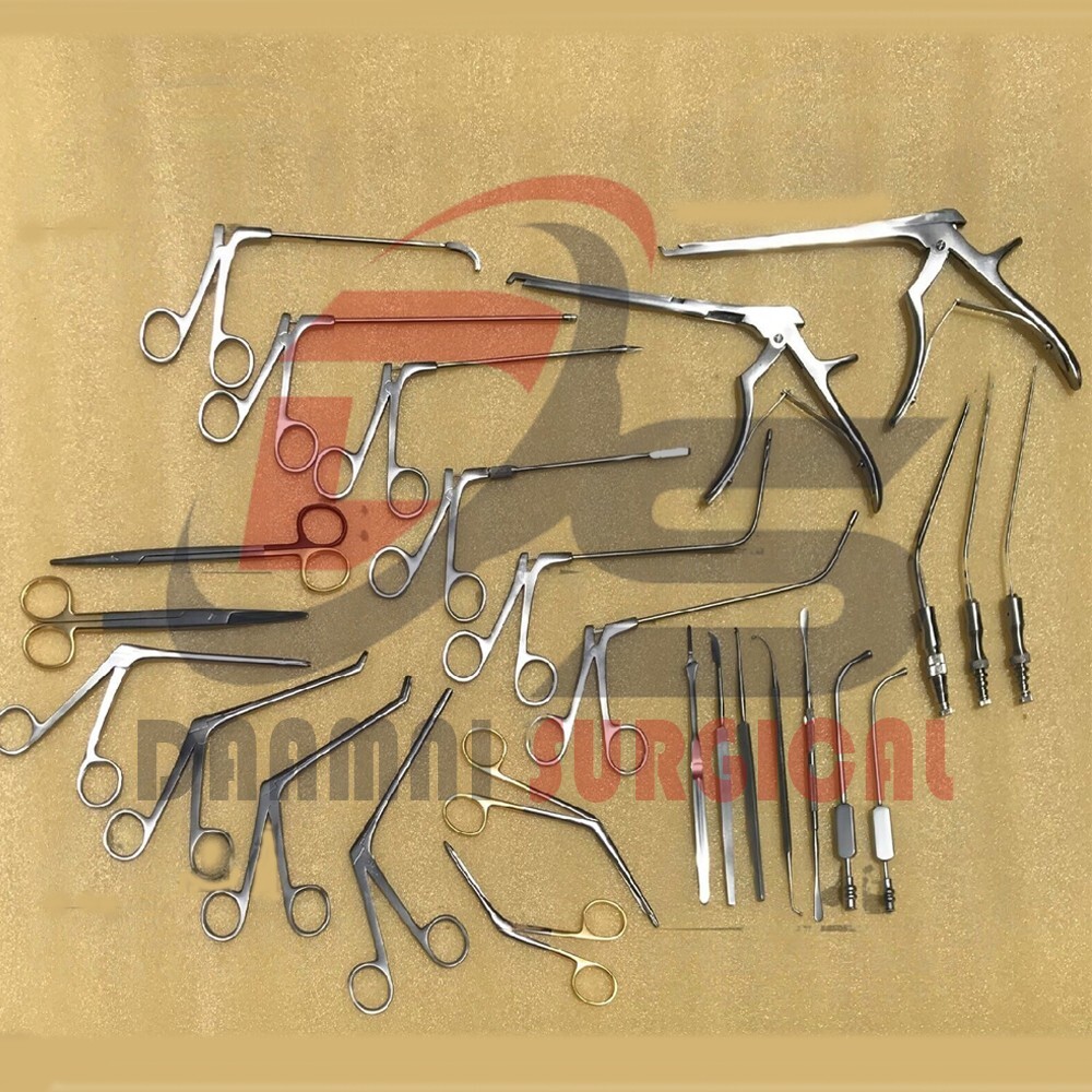 FESS INSTRUMENTS SET, A+ GERMAN STEEL ENDOSCOPIC SINUS SURGERY, ENT SURGICAL SET