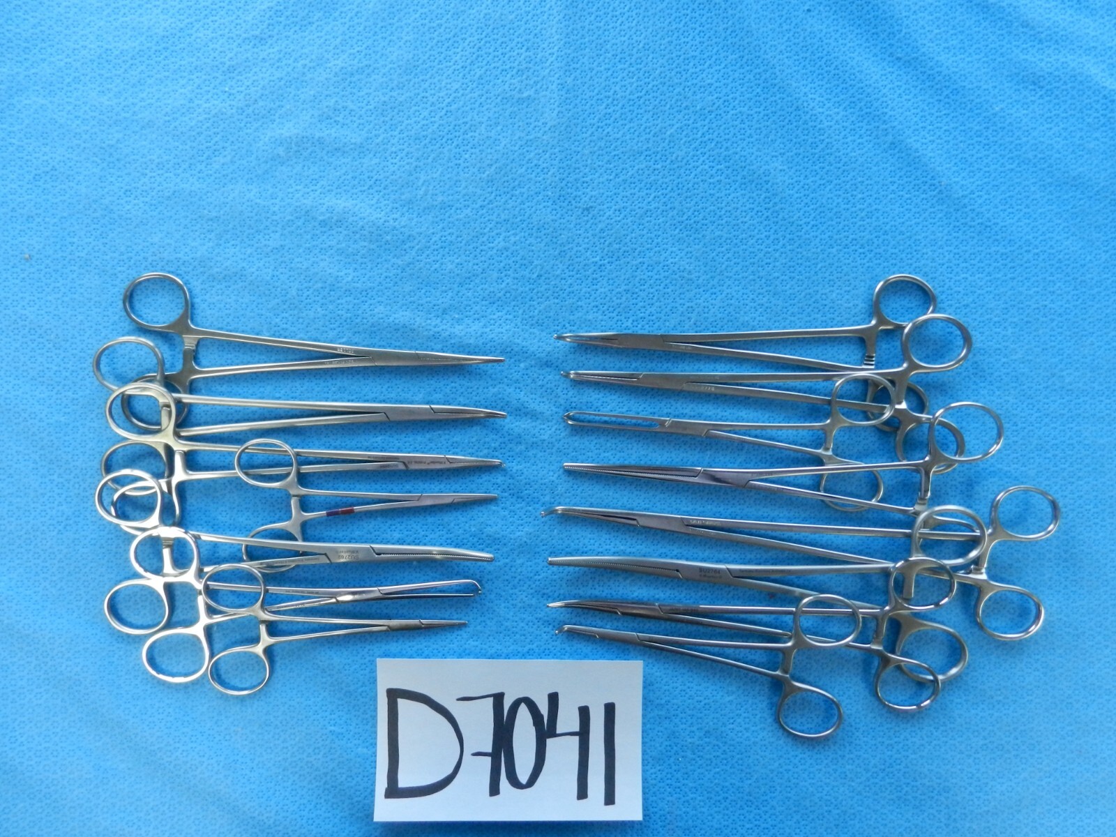 D7041 V. Mueller Pilling Weck Codman Surgical Forceps Lot of 15 12.5-24.5cm