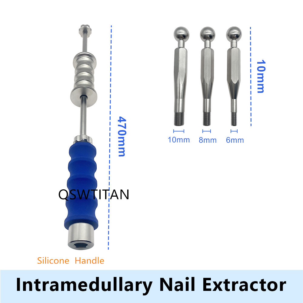 Orthopedic Intramedullary Nail Extractor set for Femur and Tibia Nail